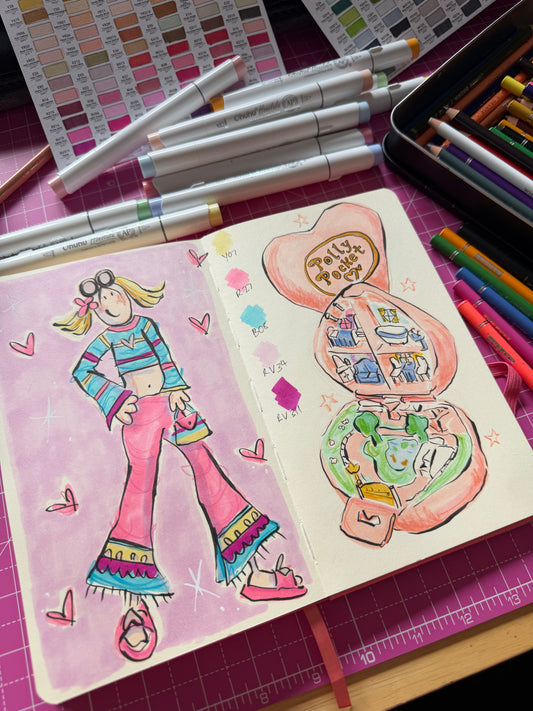 Holographic Polly Pocket Sticker