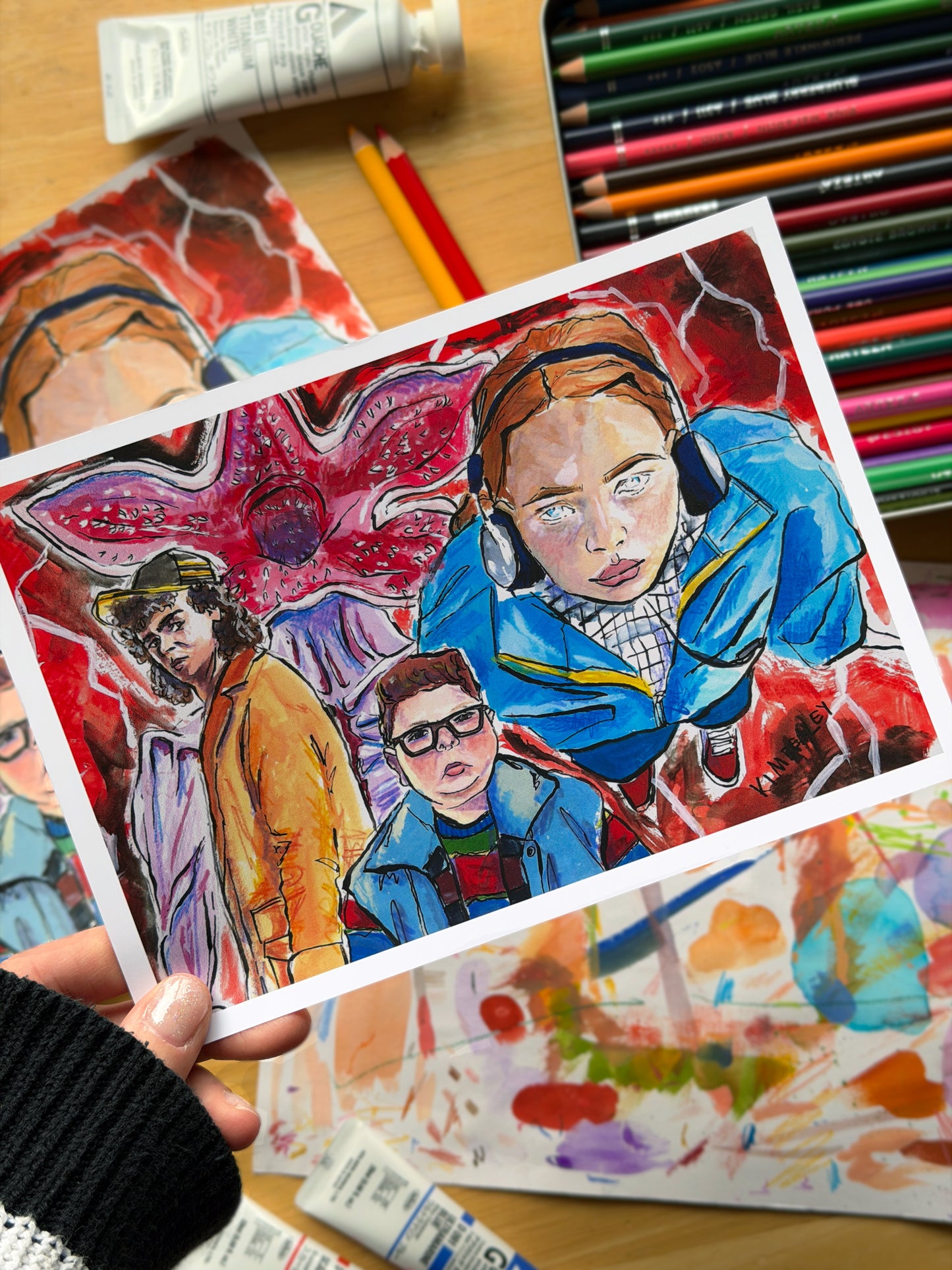 Stranger Things Print Illustration